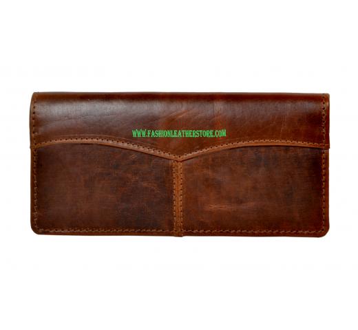 Credit Card Wallet for Men Best Hunter Leather Coin Purse Bifold Wallet